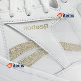 Reebok Girls Royal Prime Mid 2.0 Sneaker Size 13 UK (31 EU) White/Gold Met Child