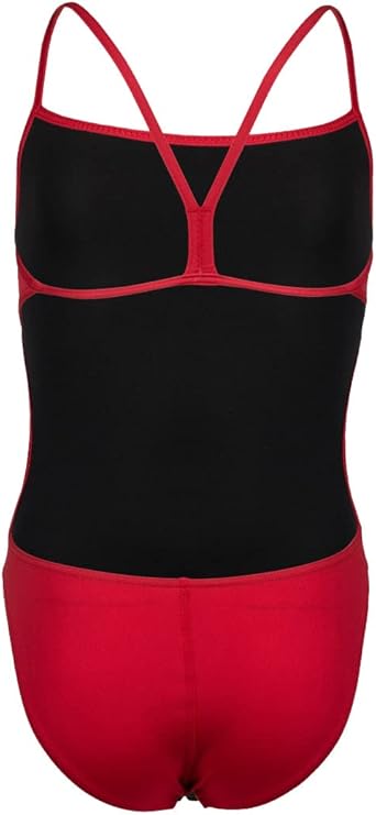 arena Solid Challenge Team Junior Girl's One-piece Swimsuit Size 8.5 Red