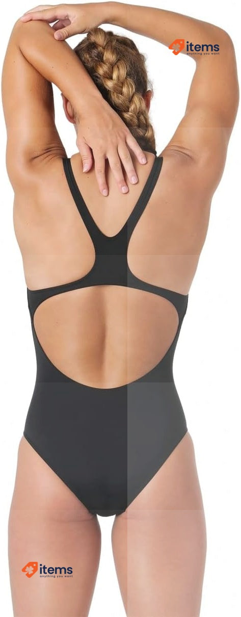 Arena Solid Swim Pro Team Women s One-piece Swimsuit Black, Size 42UK, 46DE, 48F