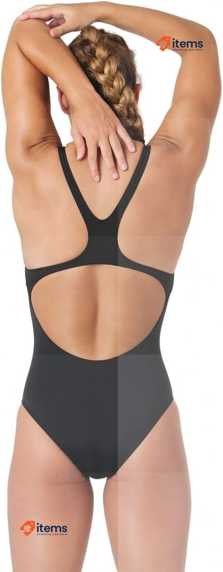 Arena Solid Swim Pro Team Women s One-piece Swimsuit Black, Size 42UK, 46DE, 48F
