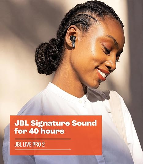 JBL Live Pro 2 TWS Earphones, In Ear, Noise Cancelling Bluetooth Black