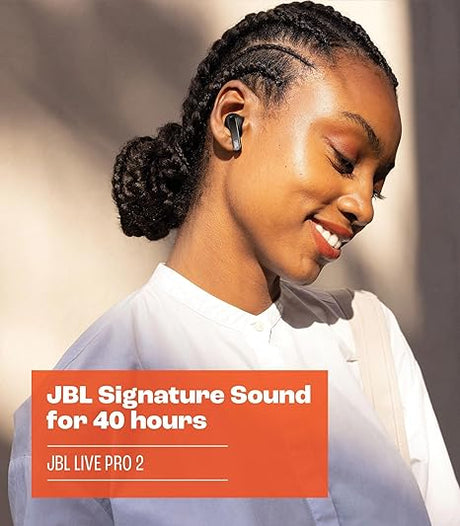 JBL Live Pro 2 TWS Earphones, In Ear, Noise Cancelling Bluetooth Black