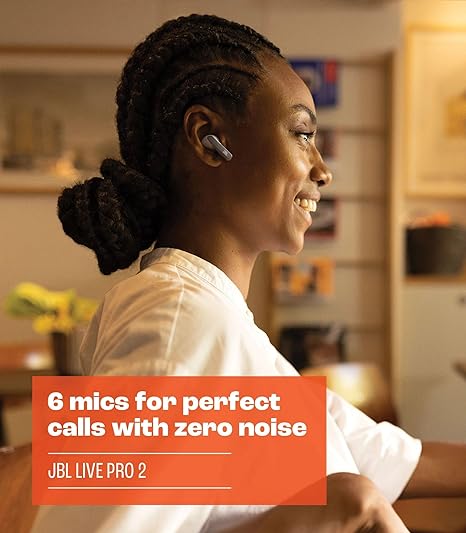 JBL Live Pro 2 TWS Earphones, In Ear, Noise Cancelling Bluetooth Black