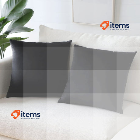 Sungeek Velvet Cushion Covers Sungeek Pack 60x60cm Orange 2 Soft Decorative Sofa