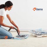 Amazon Basics Vacuum Compression Zipper Storage Bags with Hand Pump - 4 Pack