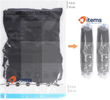 Amazon Basics Roll-Up Travel Storage Bags, 6 Small & 6 Medium, Transparent