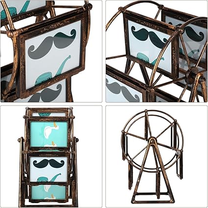 aleawol Ferris Wheel Photo Frame Bronze