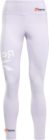 Reebok Women s Identity Logo Pull on Leggings Purple Oasis, Size M XL Women's