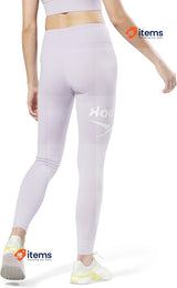 Reebok Women s Identity Logo Pull on Leggings Purple Oasis, Size M XL Women's