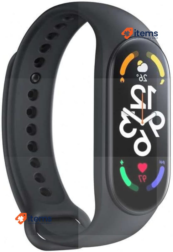 Xiaomi Mi Band 7 Activity Tracker High-Res 1.62" AMOLED Screen Black Smart