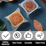 RIVIEVAL Celophan Transparent Self-adhesive Cookies Bags Plastic - 200 Pieces