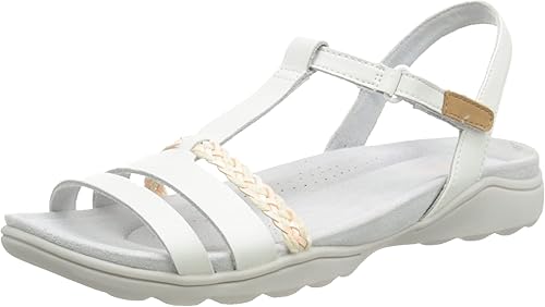 Clarks Amanda Tealite Sports Sandal Women White Leather (6.5 UK)