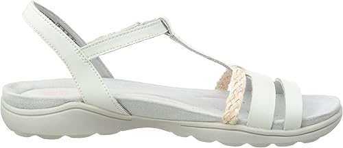 Clarks Amanda Tealite Sports Sandal Women White Leather (6.5 UK)