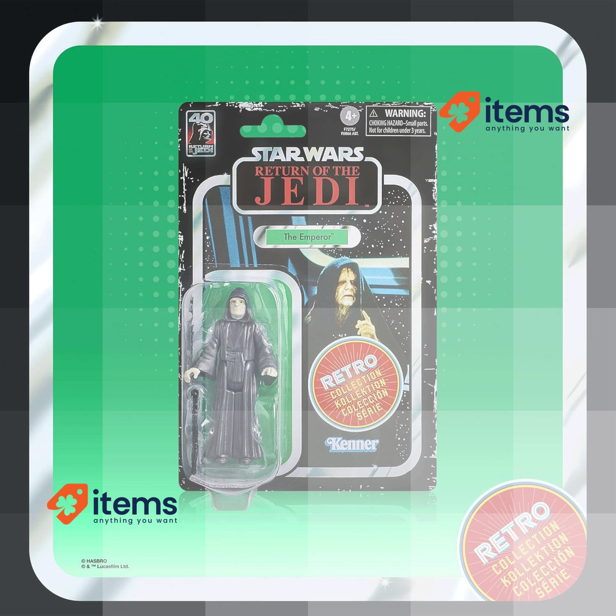Star Wars Hasbro Emperor Collectible Action Figure Figures Accessories Toys Jedi