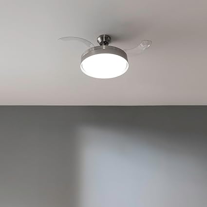 Cecotec Ceiling Fan with Pale Retractable and EnergySilence Aero 4280 Grey