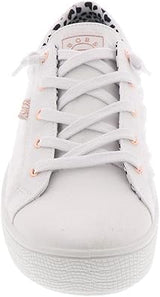 Skechers Women's Bobs B Extra Cute Sneaker White Canvas 8 UK