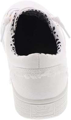 Skechers Women's Bobs B Extra Cute Sneaker White Canvas 8 UK