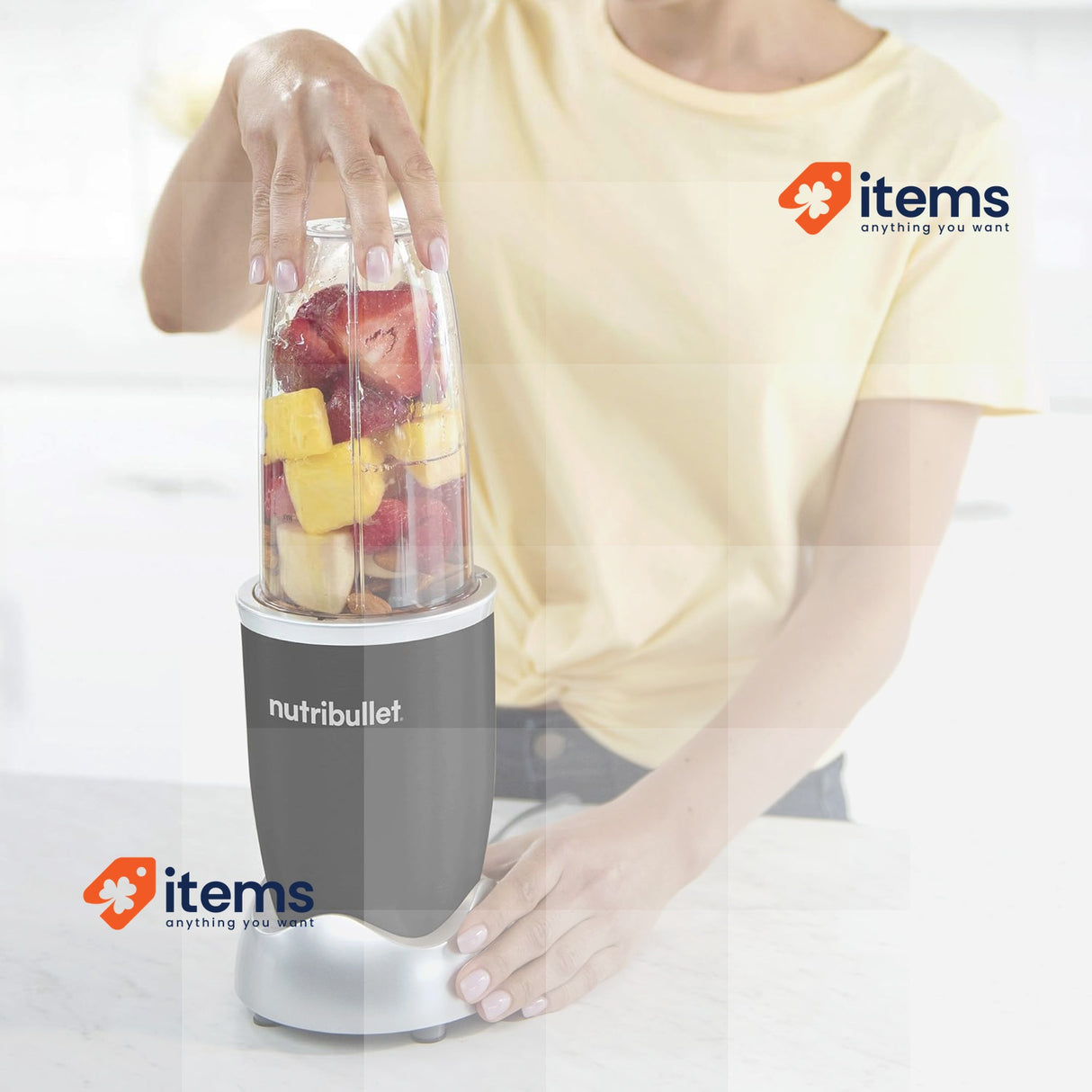 Nutribullet Pro Easy and Quick Use Compact with 700 ml Cup Smoothie Black