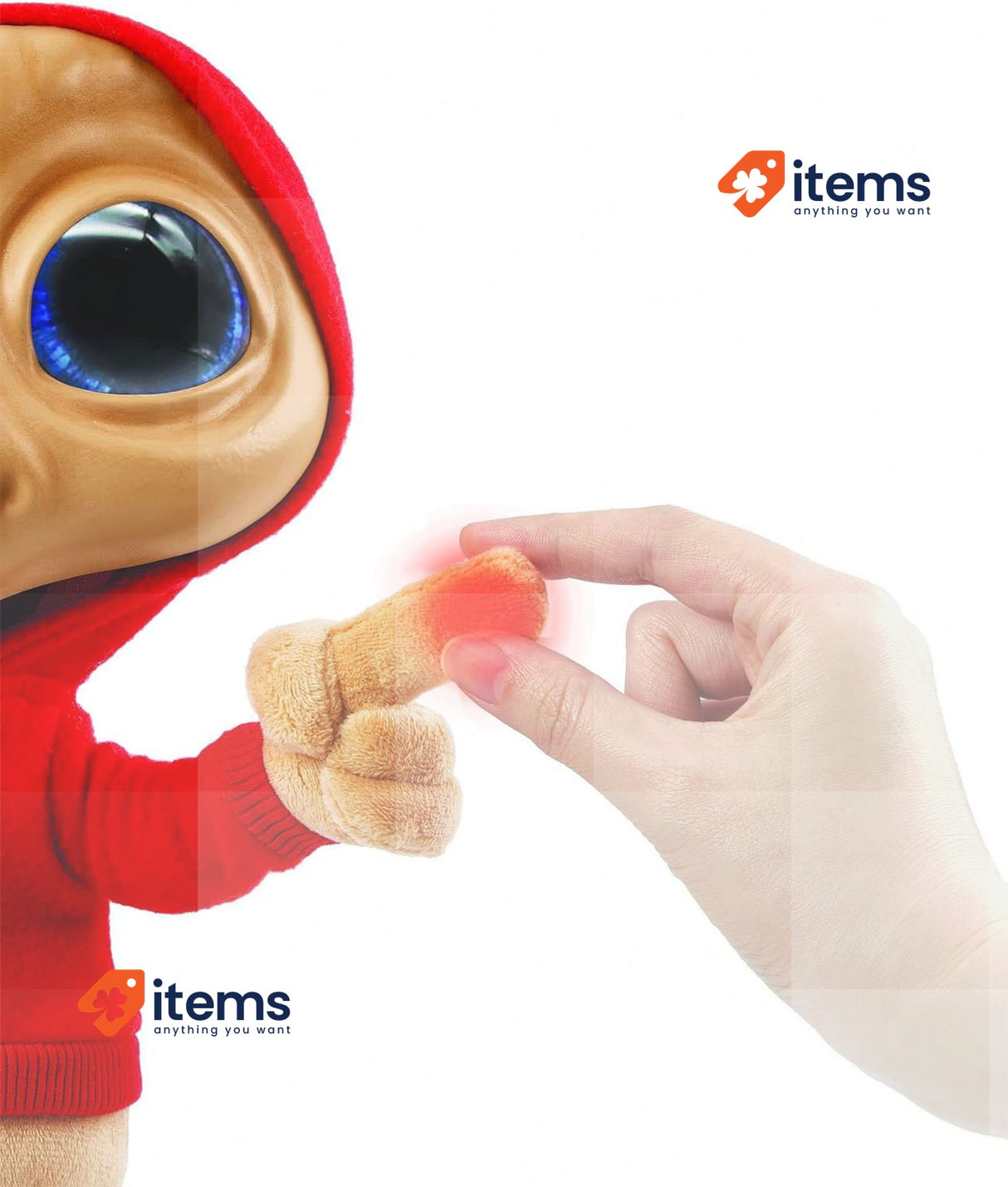 E.T Lextra-Terrestrial Plush Figure 28 cm HMG05 Special Birthday 40 Sounds Soft