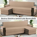 sevi's Sofa Cover L Shape 300 cm Waterproof Sofa Cover Khaki