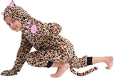 Sincere Party Fleece Cheetah Onesie Costume Halloween Leopard Costume for Kids