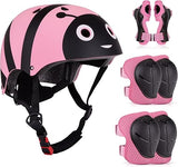 LZDMY Children s Adjustable Cycling Helmet Breathable Protection Pink