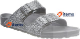 Armani Exchange Men's Allover Logo Pool Slide Sandal S526, Size 10.5 UK (44 EU)