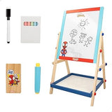 WOOMAX 48757 Spidey Amazing Friends Wooden 2 Sides Easel Board - Multi-Colour