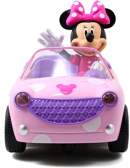 Jada Toys RC Minnie Roadster RC Car Toy Car Remote Control Car, Pink