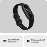 Fitbit Inspire 3 Smartwatch Activity Tracker with 6-months Black/Midnight Zen