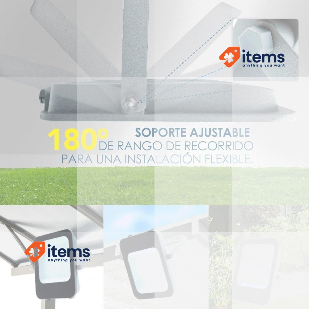 M Ledme - Foco Napoli 150W LED Projector, 18,000 Lumen, IP65 Regulable 150 W