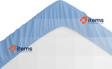 Degrees Home Collection Fiited Sheet Blue Microfiber 150 x 190 x 33 Adjustable
