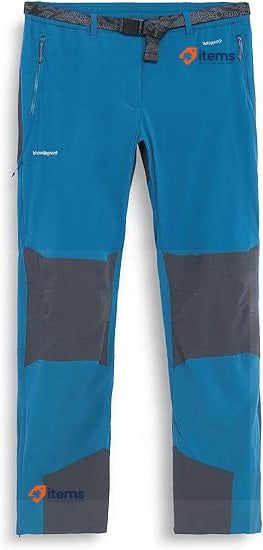 TRANGO Men's Pant Long Prote Pull On Trousers Machine Wash Blue XL Vn Clothing
