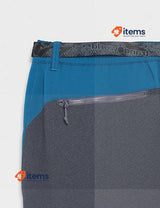 TRANGO Men's Pant Long Prote Pull On Trousers Machine Wash Blue XL Vn Clothing
