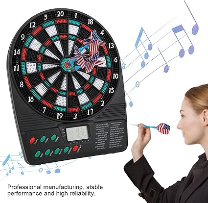 BOROCO Diana Electrnica,Mini Darts Board Game Automation