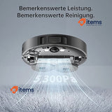 dreame L10s Pro Robot Vacuum Cleaner Washer 2 in 1 Grey Sans Noir
