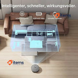 dreame L10s Pro Robot Vacuum Cleaner Washer 2 in 1 Grey Sans Noir