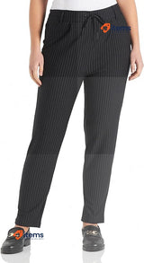 ONLY CARMAKOMA Women's Cargoldtrash Pant Noos Black Stripes Pinstripe 48W/32L