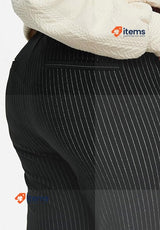 ONLY CARMAKOMA Women's Cargoldtrash Pant Noos Black Stripes Pinstripe 48W/32L
