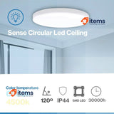 M Ledme - LM8255 30W LED Ceiling Light for Bathroom IP44, 3000 Lumens Neutral
