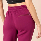 Amazon Essentials Women's Active Sweat Relaxed-Fit Joggers Plum XL