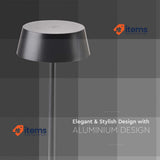 V-TAC Dimmable LED Table Lamp 2W IP54-4400 Black White Wireless Touch Indoor