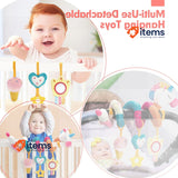 hahaland Baby Pram Toys hahaland Spiral 0-6 Sensory Babies Pushchair Seat 3 9