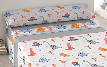 Degrees home - Jurasic - Children's Flavors Game 105x190 Grey