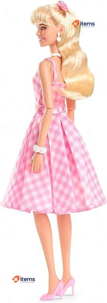 Barbie The Movie Doll, Margot Robbie as Collectible Doll Wearing Pink and White
