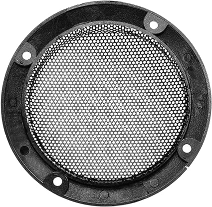 PATIKIL 3" 95mm Speaker Grill Cover Net Circle Guard Protection, Black 2pcs