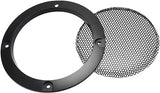 PATIKIL 3" 95mm Speaker Grill Cover Net Circle Guard Protection, Black 2pcs