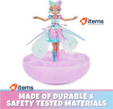 Hatchimals Crystal Flyers, Pastel Kawaii Doll Magical Flying Toy 5 Years +