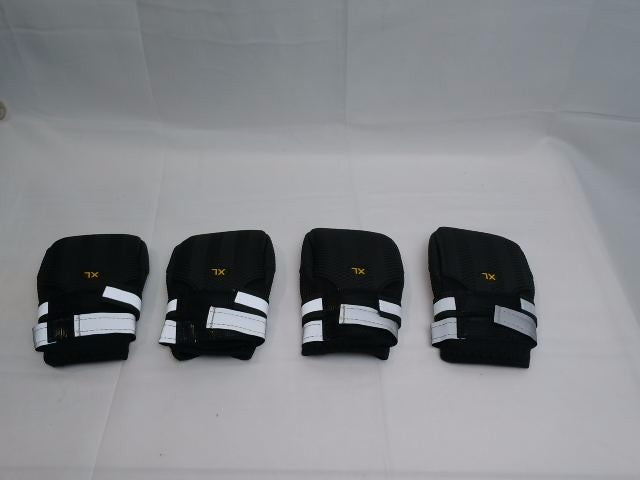 Avvrel Dog Shoes Set of 4 with Adjustable Reflective Straps (XL, Black) Boots