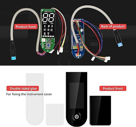 Yungeln Scooter Dashboard with Bluetooth V2.0 Dashboard Board + Cover